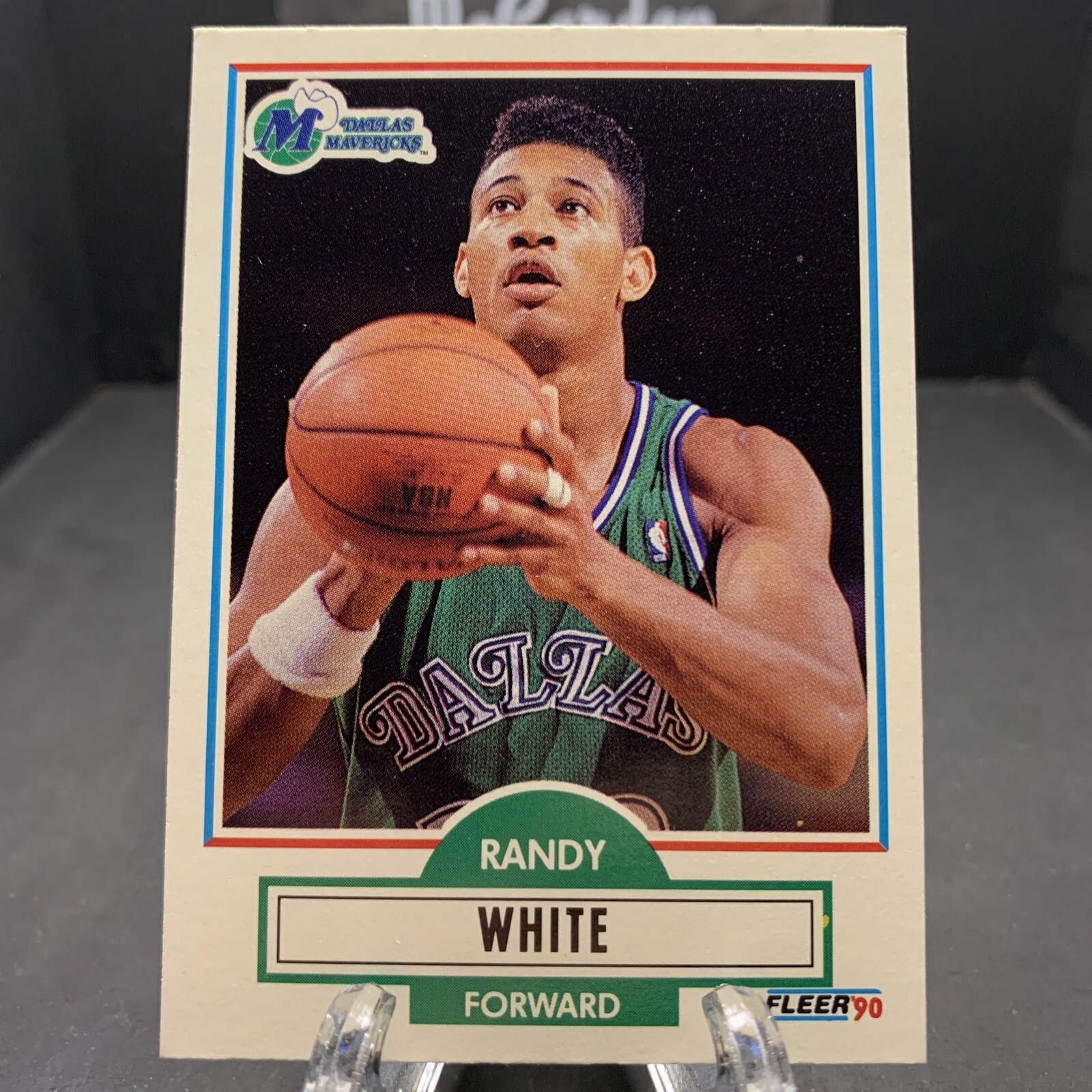 1990-91 Fleer Update Randy White #U-23 Rookie RC Dallas Mavericks