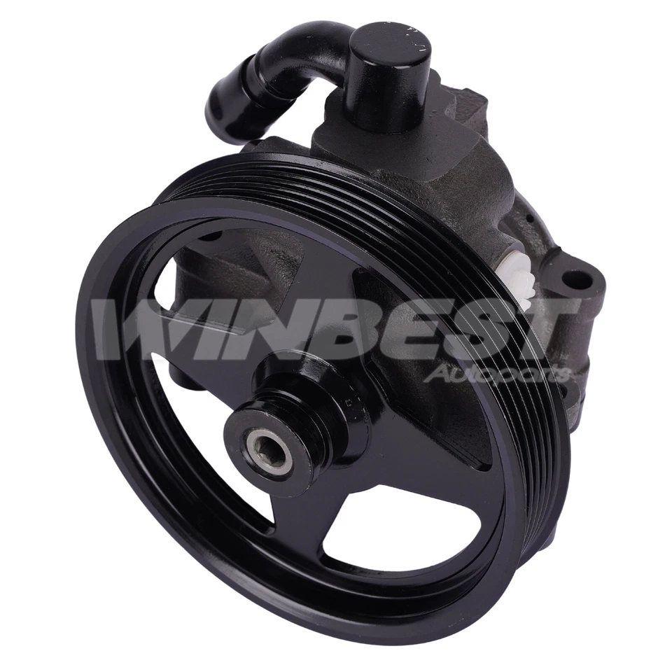 Power Steering Pump w/ Belt Fit 2009 Ford F-150 4.6L 5.4L Before 12/01/2008 New - Image 2 of 4