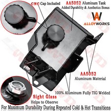 Aluminum Coolant Expansion Tank For 2006-2015 2013 Mazda Mx5 Miata Mk3 Nc