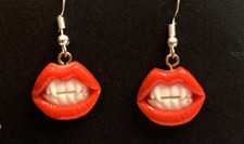 Vampire Earrings, Halloween Earring, Gift Idea, Fall Earrings, Punk Goth Earring