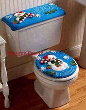 Bucilla SNOWMAN Christmas Felt Bath Ensemble Kit DIY 86155