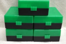 5 x BERRY'S PLASTIC AMMO BOX, ZOMBIE/BLK 100 Round 223/556/300BLK 