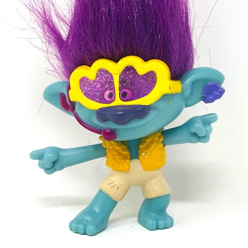 Party Branch 2020 Trolls World Tour Happy Meal toy #3 McDonalds Purple Hair - Picture 5 of 8