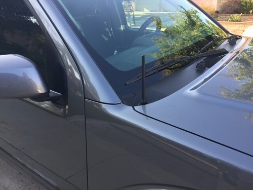 6 3/4" Short Black Antenna Mast Power AM/FM for NISSAN FRONTIER 1998-2023 New - Picture 7 of 22