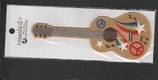 Peace Symbols Guitar Peel & Stick Iron-On  Pa...