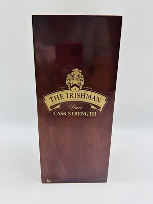 The IRISHMAN Whiskey Cask Strength 2010 Laquered Box Only w/COA
