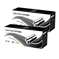 2 x Black Toner Cartridges Non-OEM Alternative For Epson M2000 - 8000 Pages