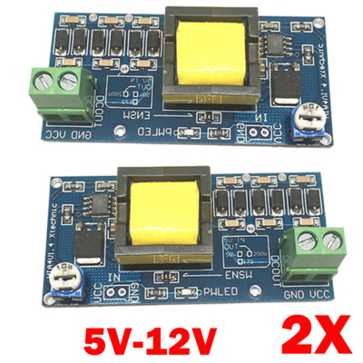 2pc High Voltage DC-DC Boost Converter 5-12V Step Up To 300V-1200V Power Module