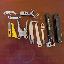Parts from Black & Stainless Leatherman Signal: One (1) part for Repair or Mod