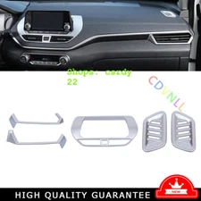 L&R Central Air Outlet Vent Trim For Nissan Altima Teana 2019-2022 Matte Silver