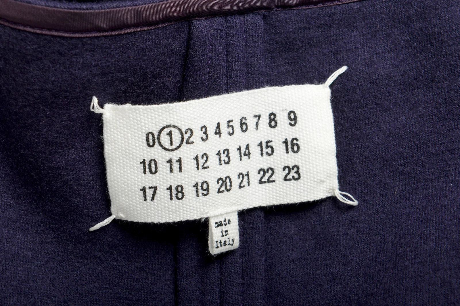 Abito a matita senza maniche Maison Margiela donna viola scuro lana US M IT 42