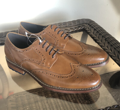 VAN HEUSEN “George” Mens Brown Lace UP Shoes With Memory  display picture 1