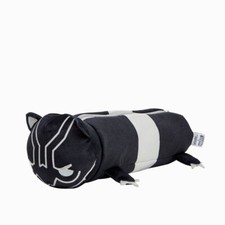 Yoobi x Marvel Black Panther  Plush Fabric Zipper Closure Barrel Pencil Case