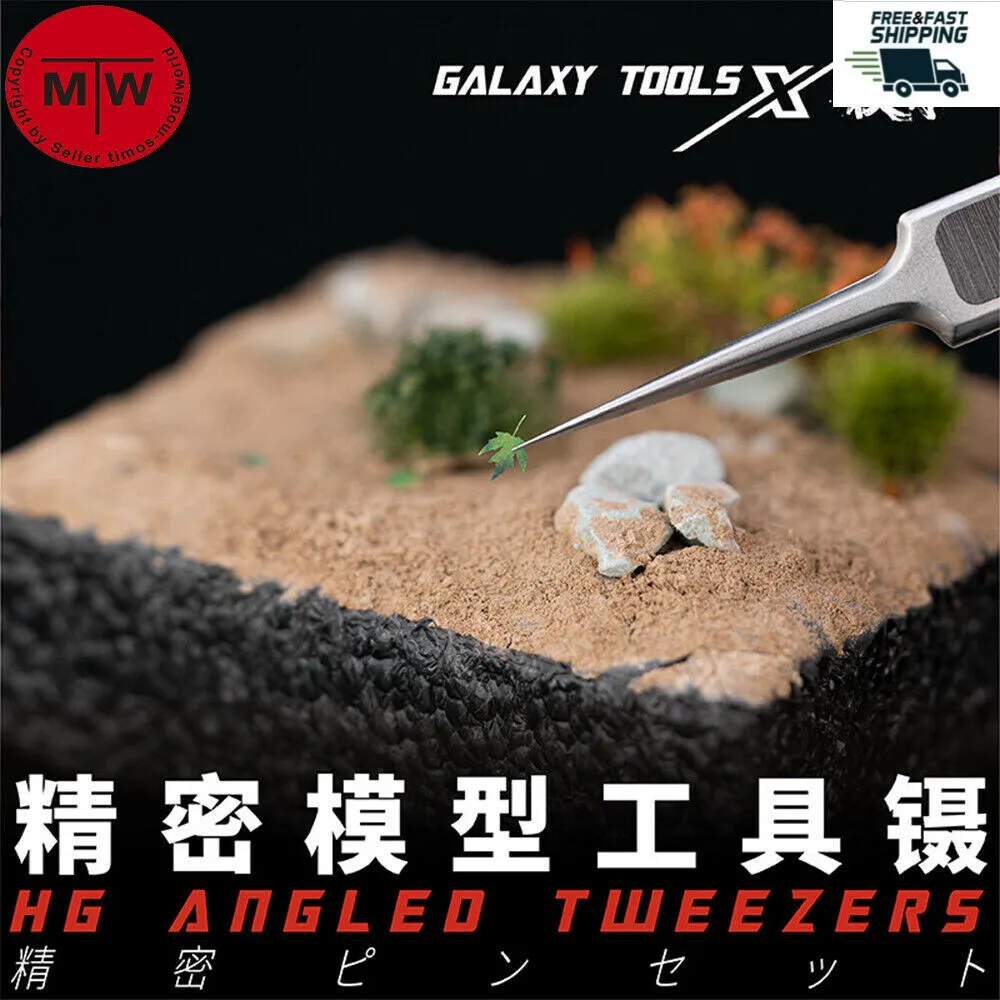 Galaxy HG Angled Tweezers Model Building Tools T10A04/T10A05/T10A06/T10A07
