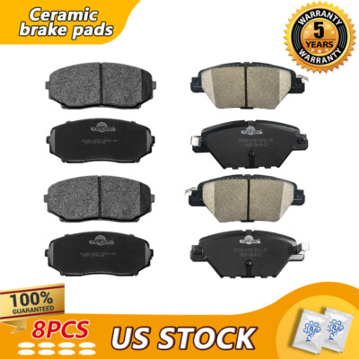 Front & Rear Ceramic Disc Brake Pads For 2016 - 2022 Mazda CX-9