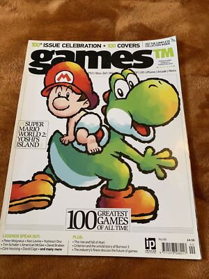 Games TM Magazine Issue no 100 - Yoshi Cover Retro Very Rare Limited Ed GAMESTM