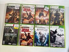 xbox 360 games lot Of 8 Total Fable, Gears Of War, Rainbow Six, Batman Etc