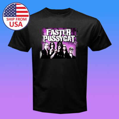 Faster Pussycat Men's Black Size S-5XL