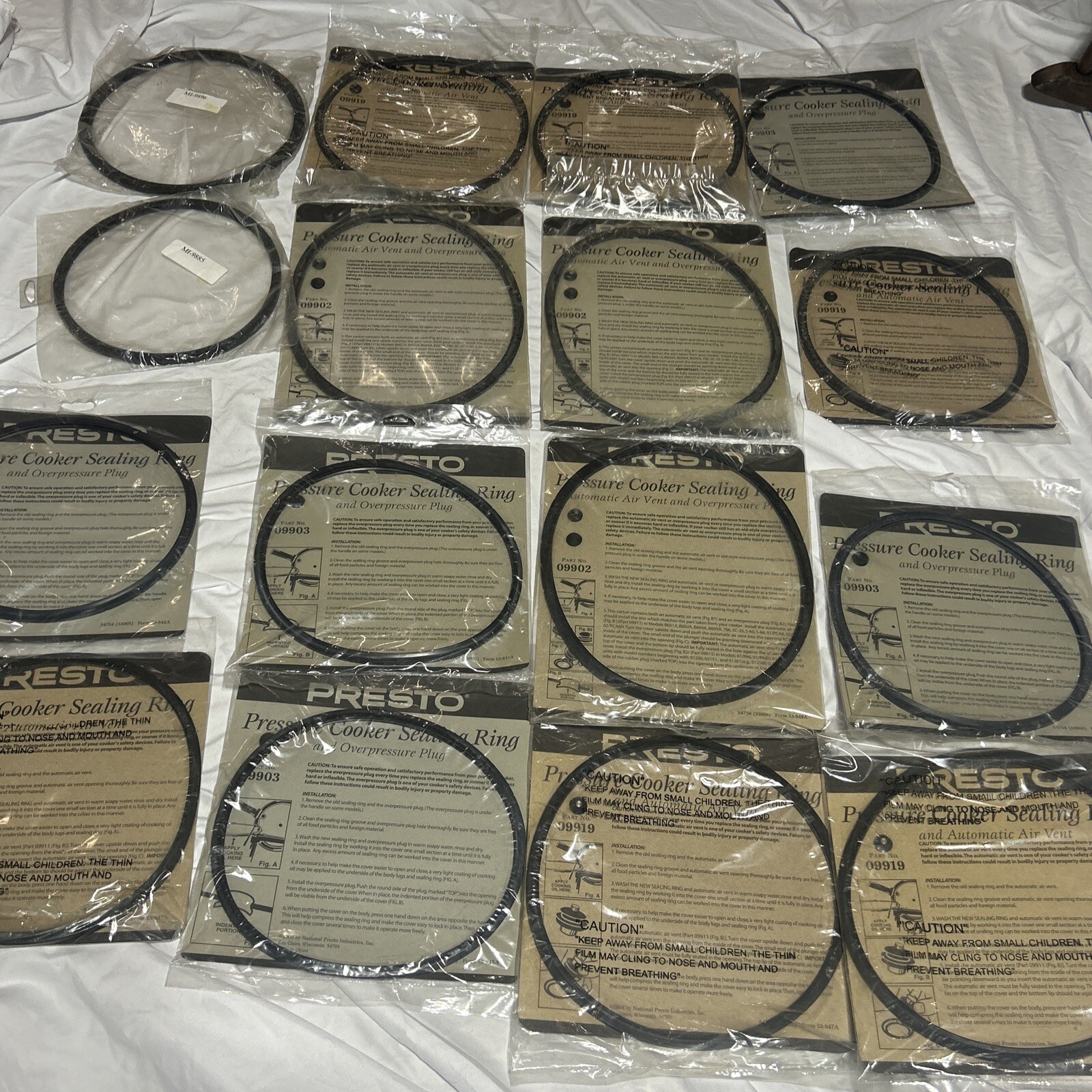 HUGE Pressure Cooker Parts Mixed Lot Presto Sealing Rings Valves Indicator Vents