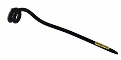 French Amie Twirl Black 6'' Large Cellulose Handmade Chignon Bun Hair Pin Stick