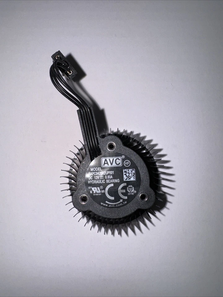 Hydraulic Bearing Cooling Fan Replacement for NVIDIA RTX A2000 BAPC0420R2UP001 - Image 2 of 2