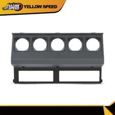 Fit For Jeep Wrangler YJ 1987-1995 Grey Center Gauge Radio Dash Bezel Trim 