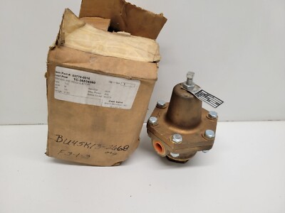 NEW OLD STOCK! CASH ACME 2-30 PSI RANGE 400 PSI MAX 16PSI SET VALVE 1/2'' TYPE B