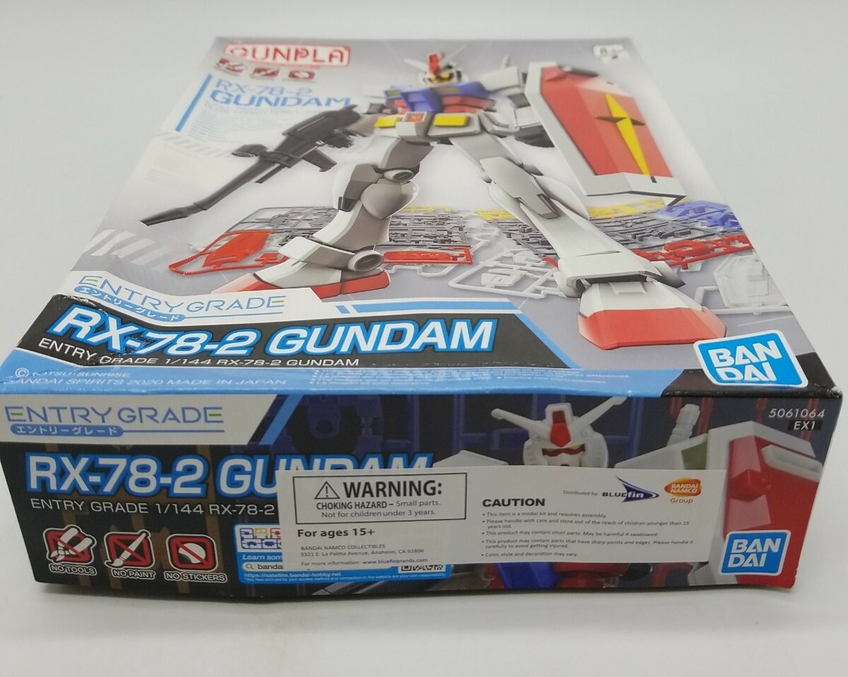 Bandai RX-78-2 Gundam Entry Grade Model Kit 1/144 Unbuilt In