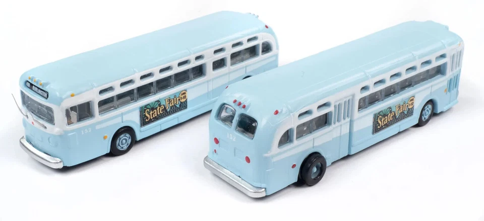 2 Pack Mini-Metals 52000-GMC Transit Bus 1:160 N Scale Train Accessories New - Image 2 of 2