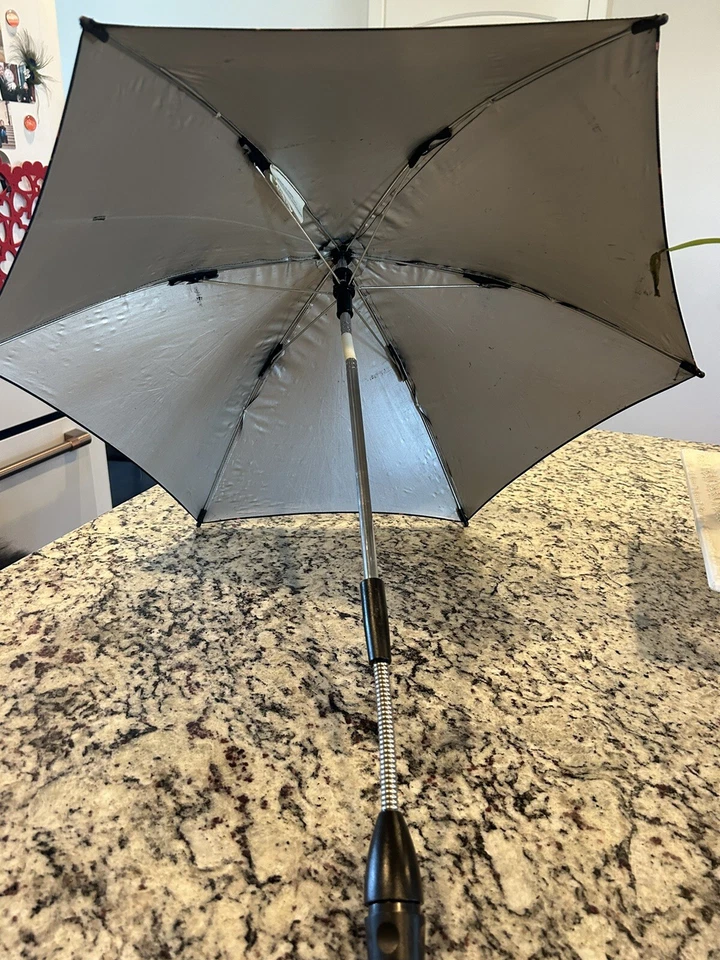 Quinny Pram Sun Parasol Umbrella Canopy - confetti / Sparkles print - image 3 of 4