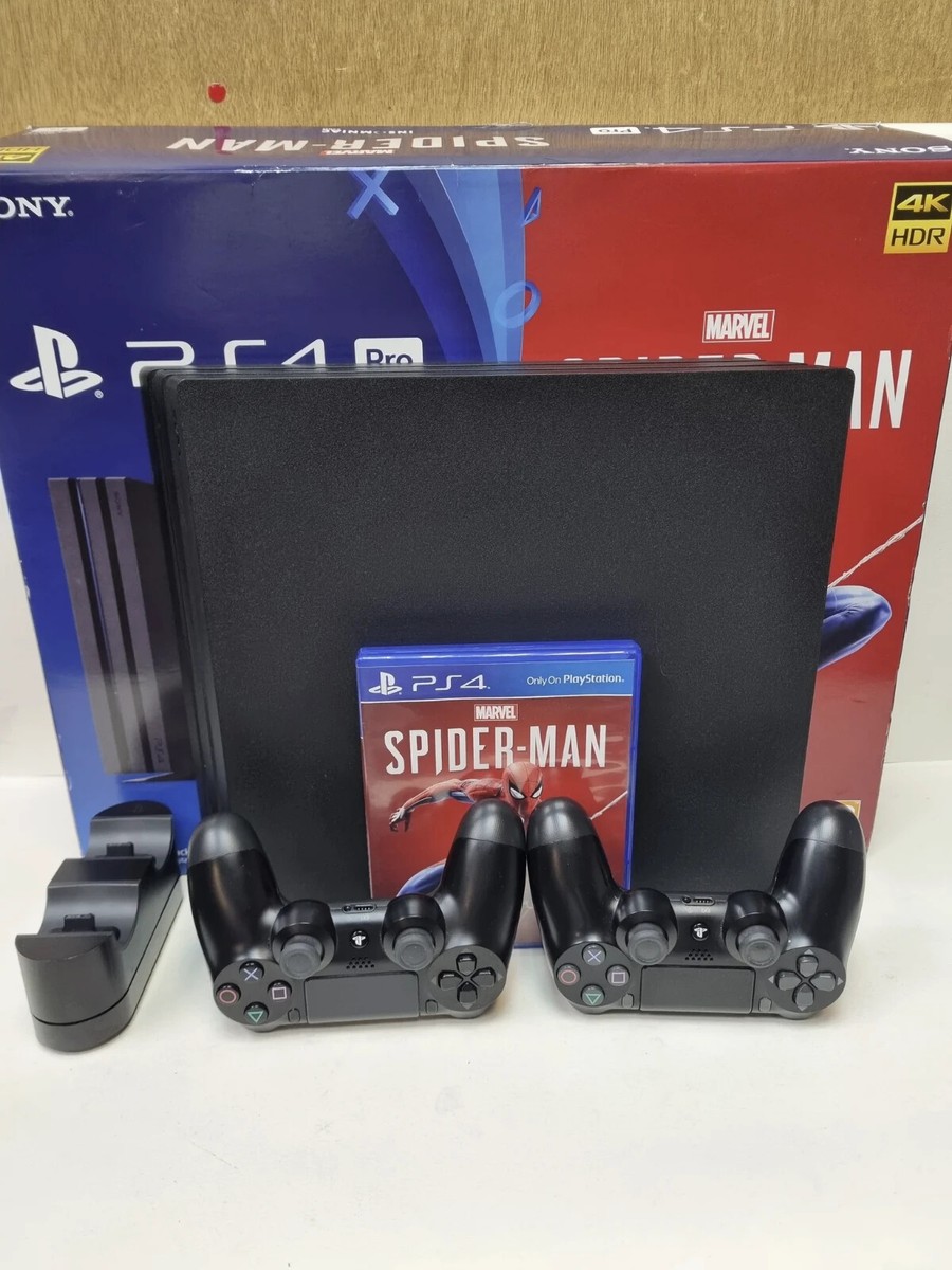 Playstation PRO console 1TB SPIDERMAN BUNLDE BOXED PS4 UK