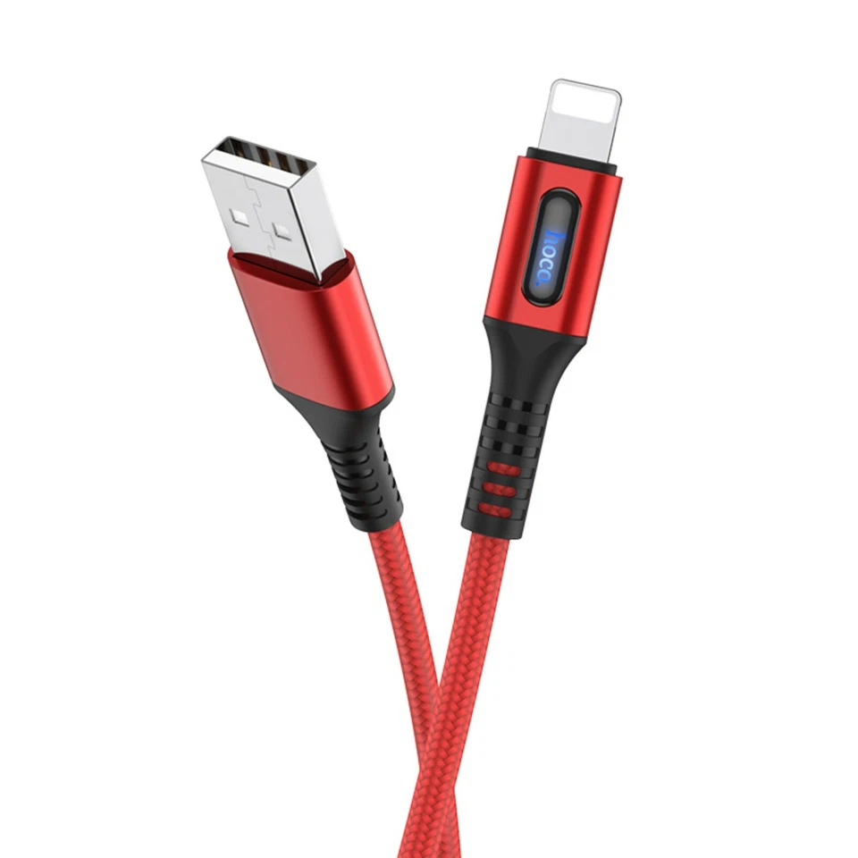 For iPhone 6 7 8 Plus iPhone 11 XR Xs Max 12 13 Charger USB Cable Cord 4FT Red - Image 4 of 4