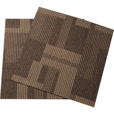 Carpet Tiles Reusable, 24''x 24''Carpet Squares With Padding Attached, Soft Padded
