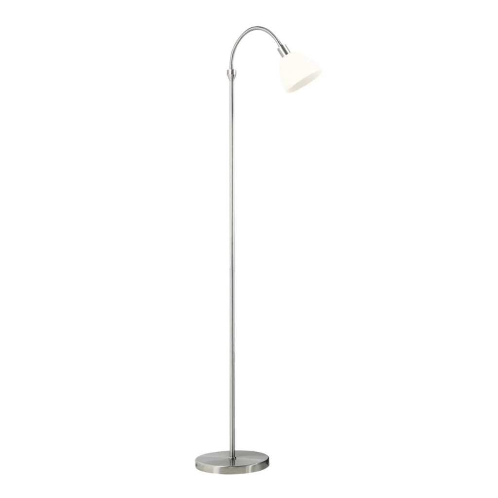 Nordlux Ray Floor Lamp Silver 153.5cm - Image 2