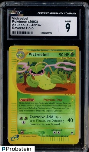 2003 Pokemon Aquapolis Reverse Holo #42 Victreebel CGC 9 MINT
