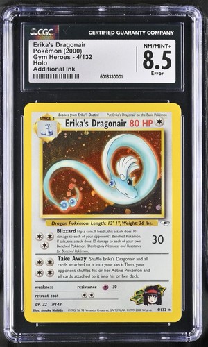 Erika's Dragonair (Unlimited) graded CGC 8.5 for sale on eBay