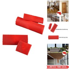 Wood Grain Painting Tool Set 4 Pcs Rubber Tex...
