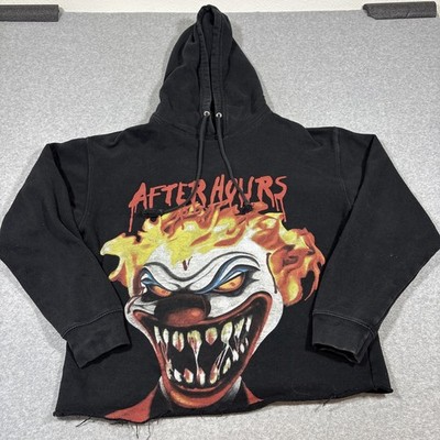 Vlone x The Weeknd Hoodie Mens Black After Hours Clown Pullover