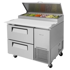 Turbo Air TPR44SDD2N 44 in 2 Drawer Super Deluxe Pizza Prep Table