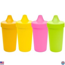 Re-Play Toddler Sippy Cups - 10 Oz, Spill-Proof, Dishwasher  Microwave Safe,