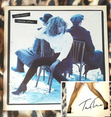 TINA TURNER FOREIGN AFFAIR, ORIGINAL HANDSIGNIERT + ZERTIFIKAT.o.A Nm/eX 33 LP Vinyl