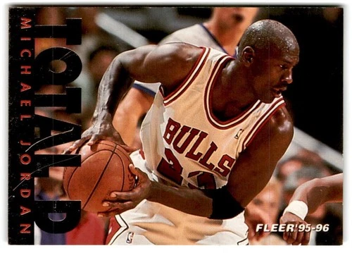 1995-96 FLEER MICHAEL JORDAN TOTAL D Insert #3 Chicago Bulls