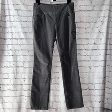 JAG Women's High Rise Straight Leg Gray Corduroy Pants Size 29