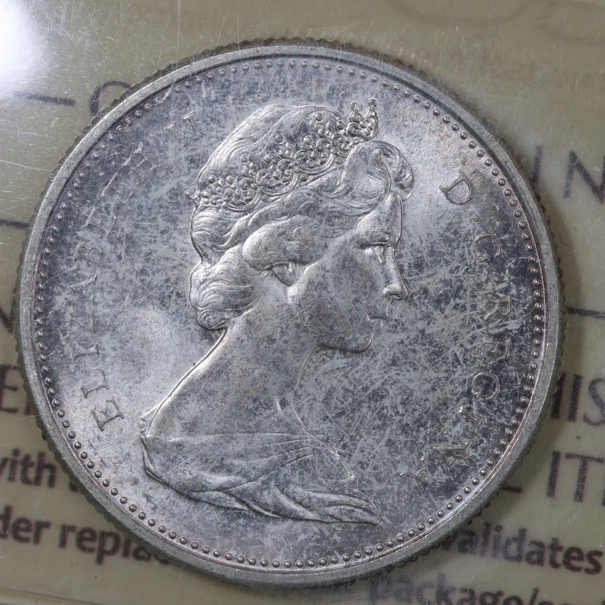 1966 Canada (Queen Elizabeth II) 25 Cents Silver ICCS MS66 | eBay