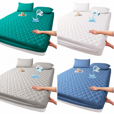 Quilted Waterproof Mattress Cover Pad Protector Cooling Breathable Fitted Topper
