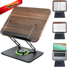 New Upgrade Book Stand for Reading, Holder with Style 1, Black Walnut