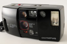 Olympus AF-1 TWIN QD Point Shoot N-MINT/ALL Works 35mm Film Camera JAPAN