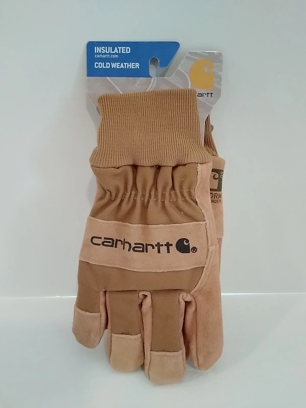 Carhartt Mens 3M Insulated Isolant Gloves Brown Medium