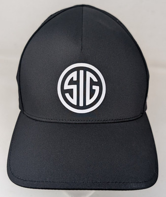 Sig Sauer Max Michel Black Ball Cap Hat Flexfit Delta Vented Size Large / XL