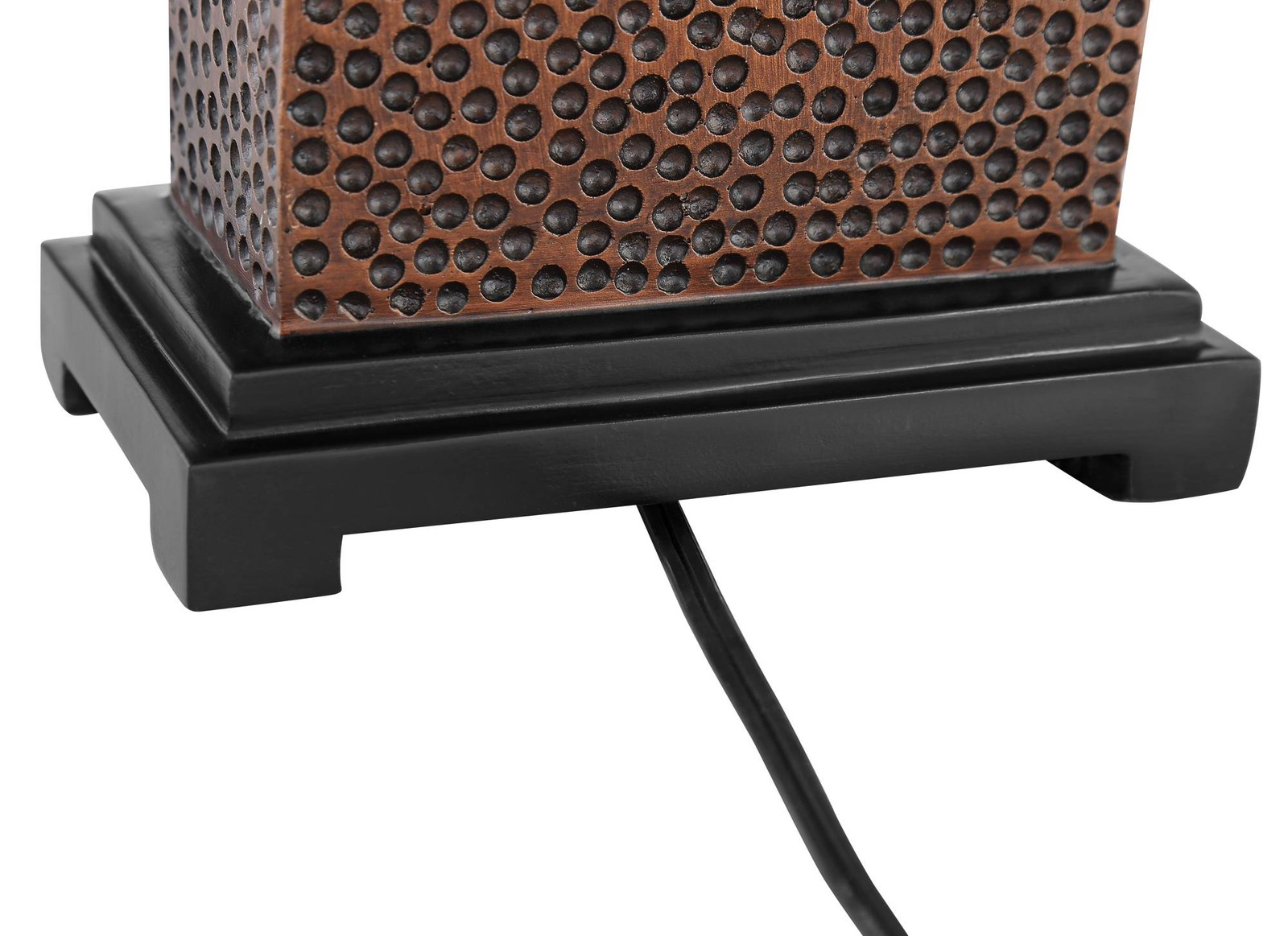 Caldwell Rustic Farmhouse Table Lamps 24.75" High Set of 2 Bronze Living Room thumbnail 5